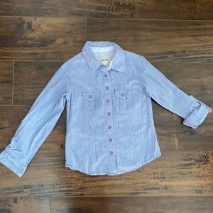 Girls button down shirt size 6/6X
